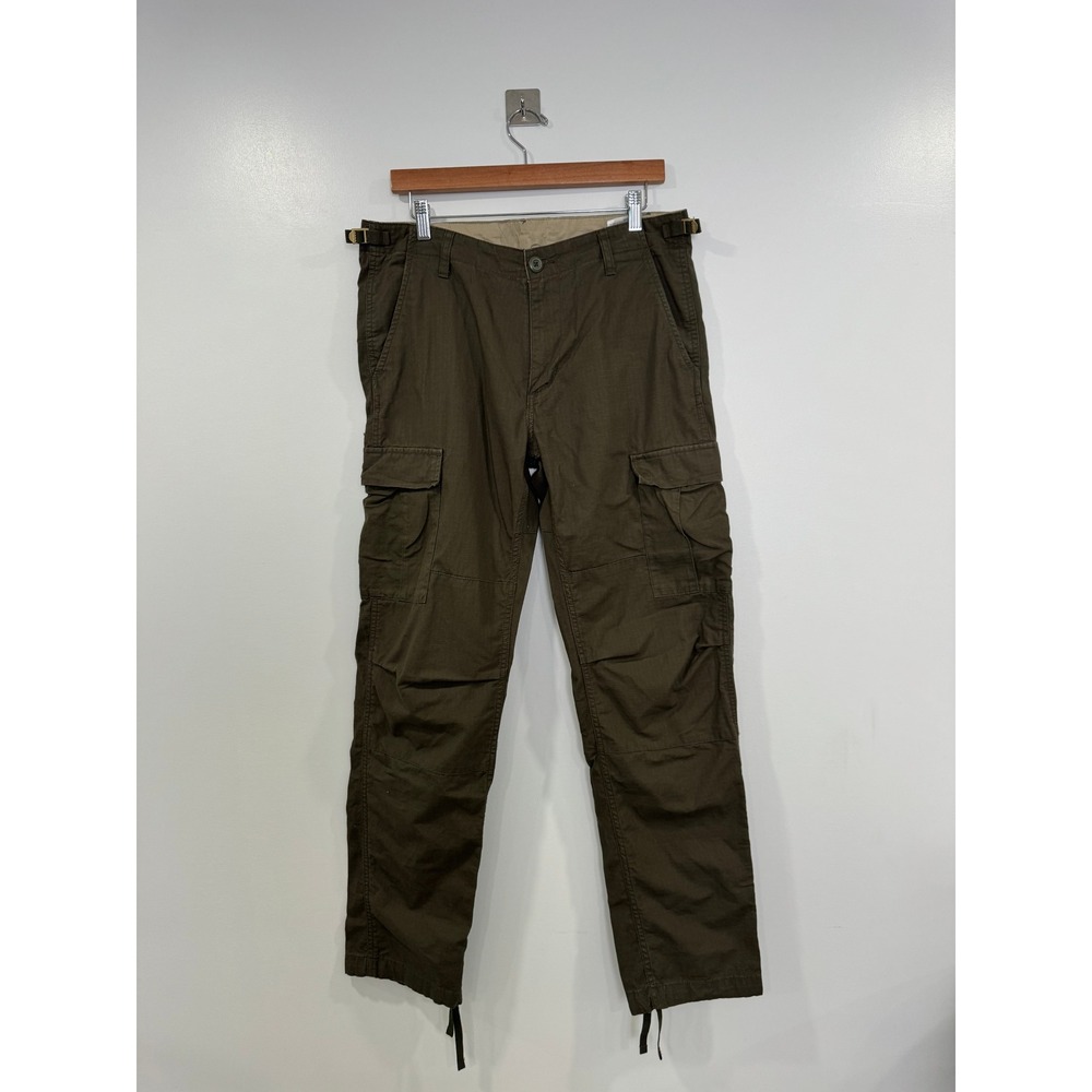 Carhartt Men Green Aviation Cargo Pants 32x32